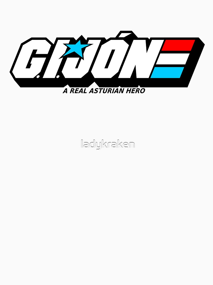 Gijon Heroe Asturiano - White Red Background by ladykraken