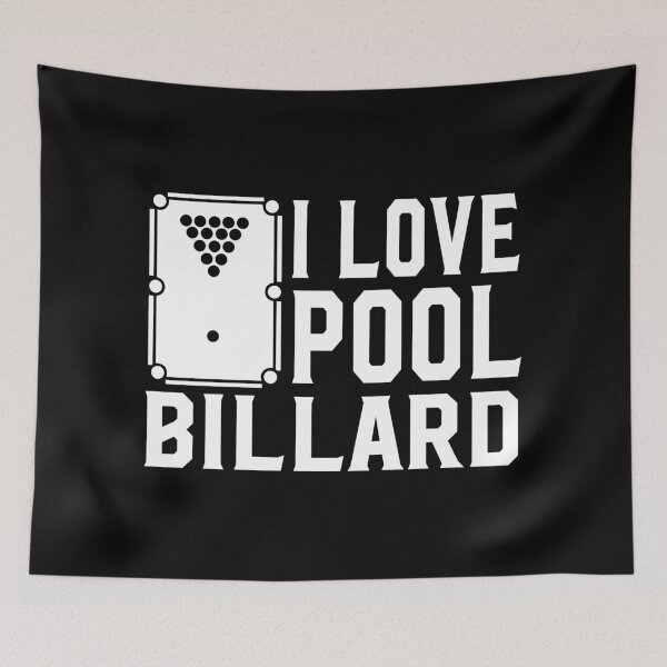 Item preview, I Love Pool Billiard Best Game Athlete Gift Idea designed and sold by haselshirt.