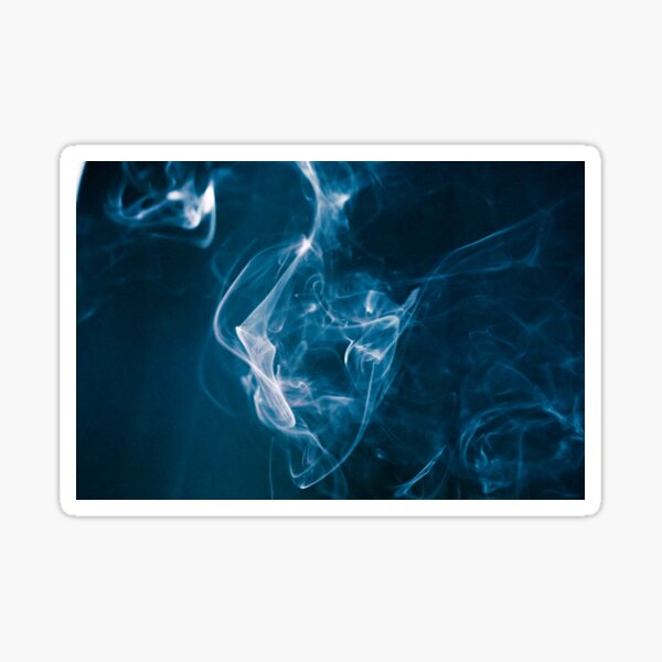 Blue Smoke Sticker