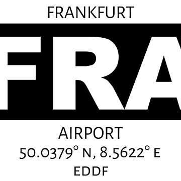 Artwork thumbnail, Frankfurt Airport FRA by AvGeekCentral