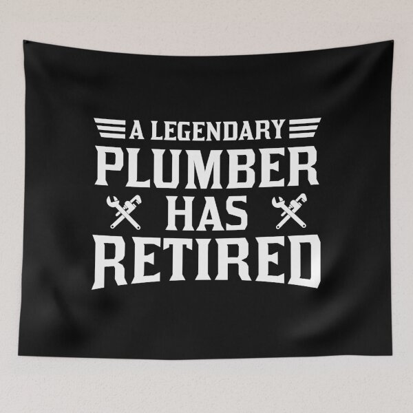 Item preview, Legendary Plumber Has Retired Retirement Gift Idea designed and sold by haselshirt.