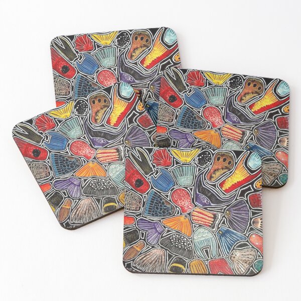 Item preview, Fish fin mosaic designed and sold by chloeyzoard.