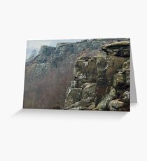 Curbar Edge Greeting Card