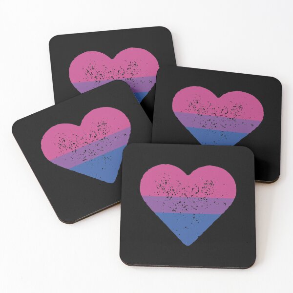Item preview, Bisexual Heart, Bi Love, Bisexuality Pride designed and sold by Queer Pride Shop.