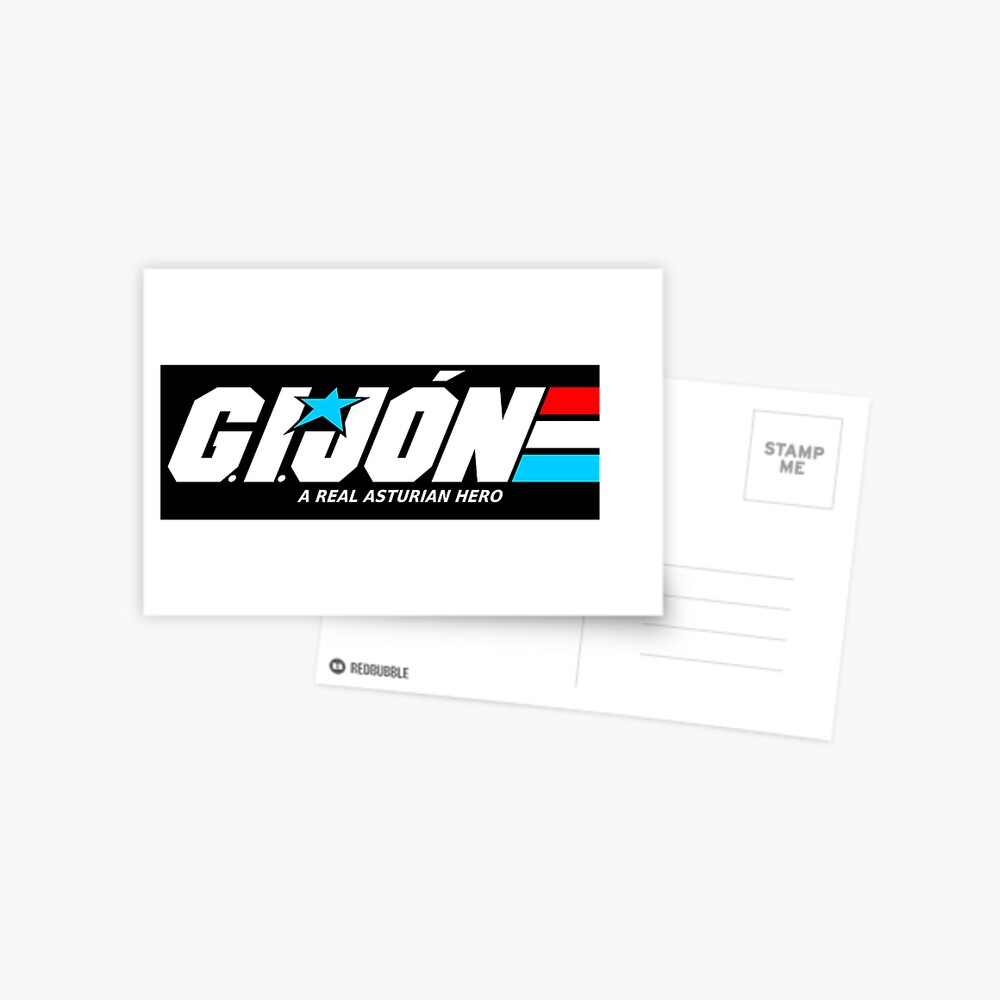 Gijon Heroe Asturiano - Black Background Postcard