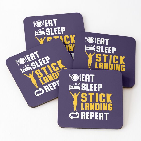 Item preview, Eat Sleep Stick Landing Repeat designed and sold by jaygo.