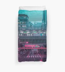 Neo Tokyo Metropolis Duvet Cover