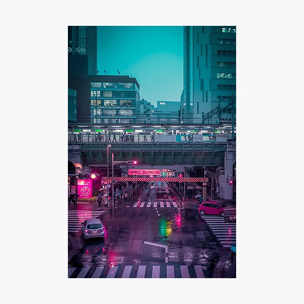 Aperçu de l'œuvre Métropole de Néo Tokyo créée et vendue par TokyoLuv.
