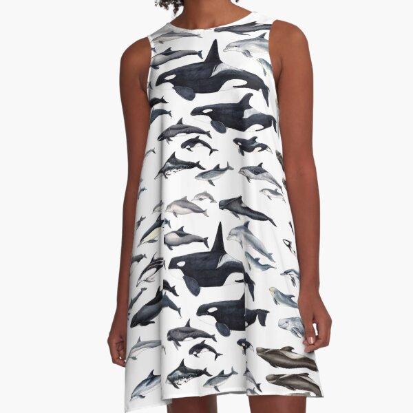 Dolphin diversity A-Line Dress
