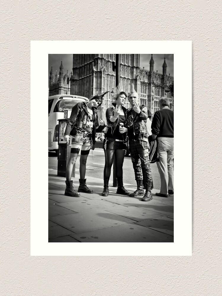 Alternate view of Punks in London: Punk Rockers Art Print