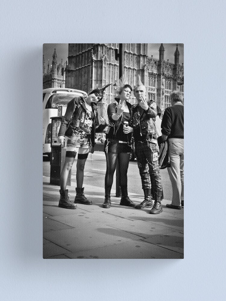 Alternate view of Punks in London: Punk Rockers Canvas Print