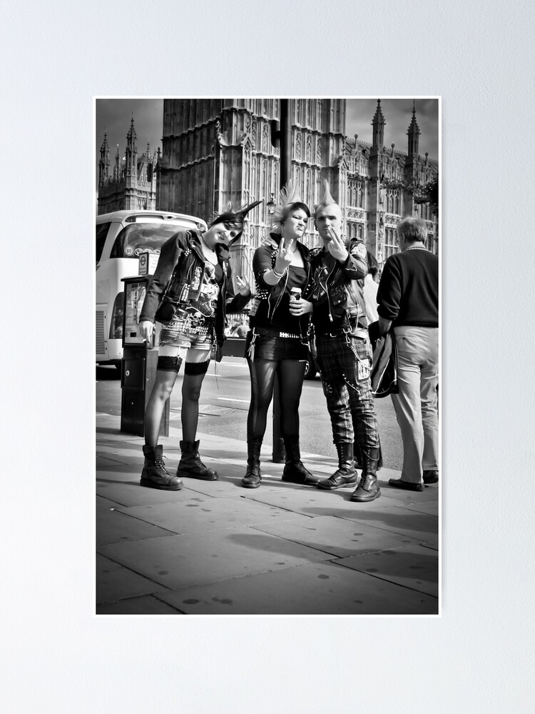 Alternate view of Punks in London: Punk Rockers Poster