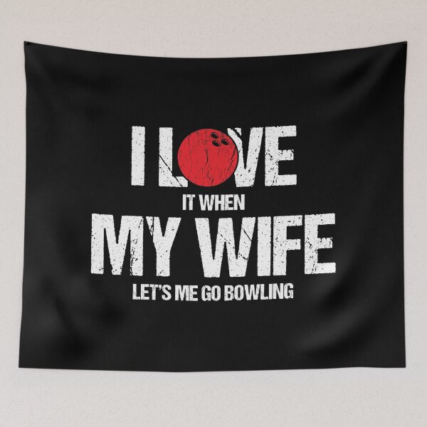 Item preview, Love Wife Bowling Christmas Xmas Sport Holiday Gift designed and sold by haselshirt.