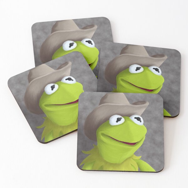 Item preview, Cowboy Hat Kermit Portrait designed and sold by DILLIGAFM8.