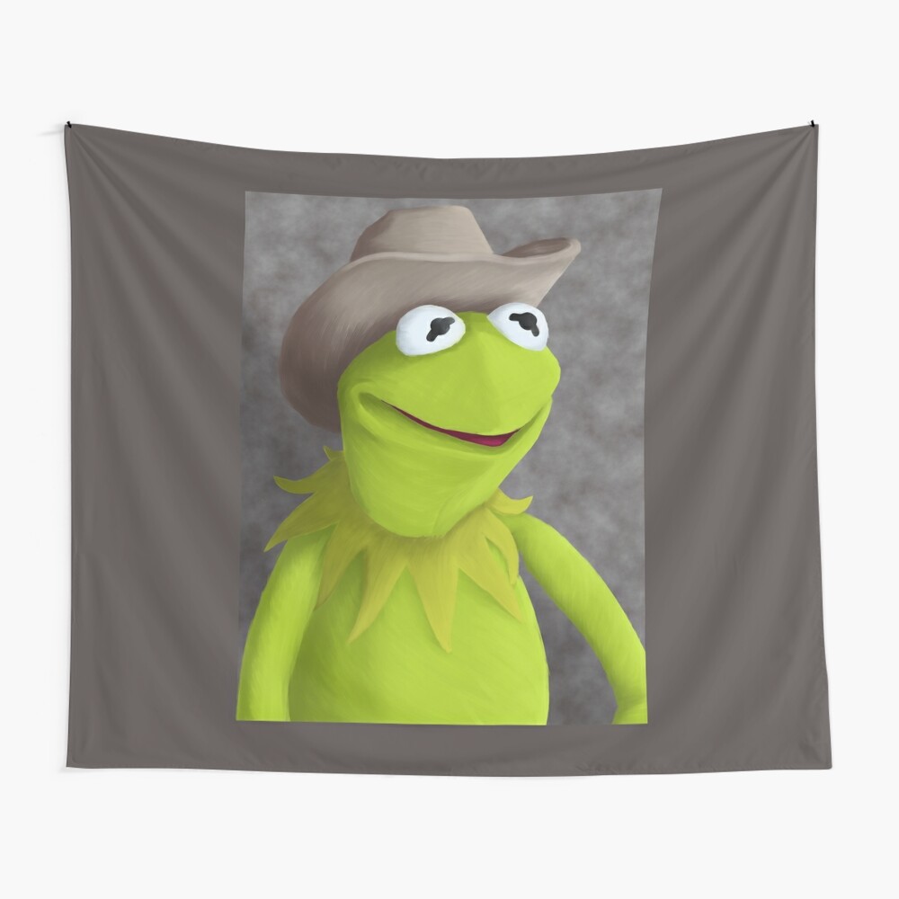 kermit the frog cowboy hat