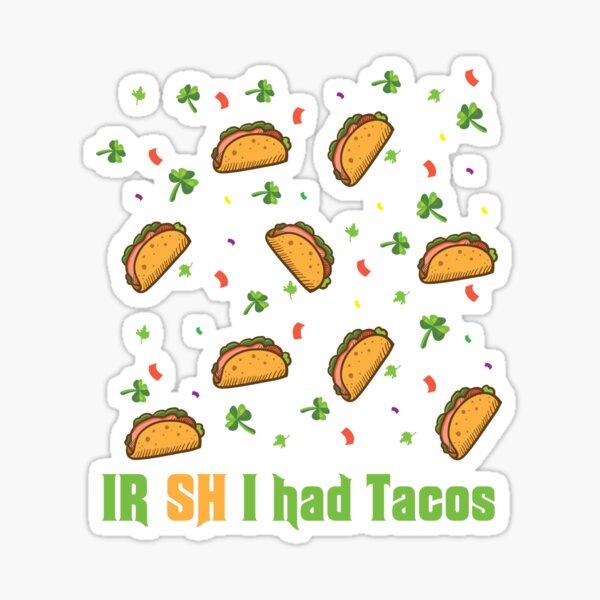 Its Raining Tacos Stickers Redbubble - kawaii tacos roblox