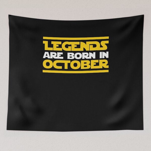 Item preview, Legends Are Born In October Birthday Gift Idea designed and sold by haselshirt.