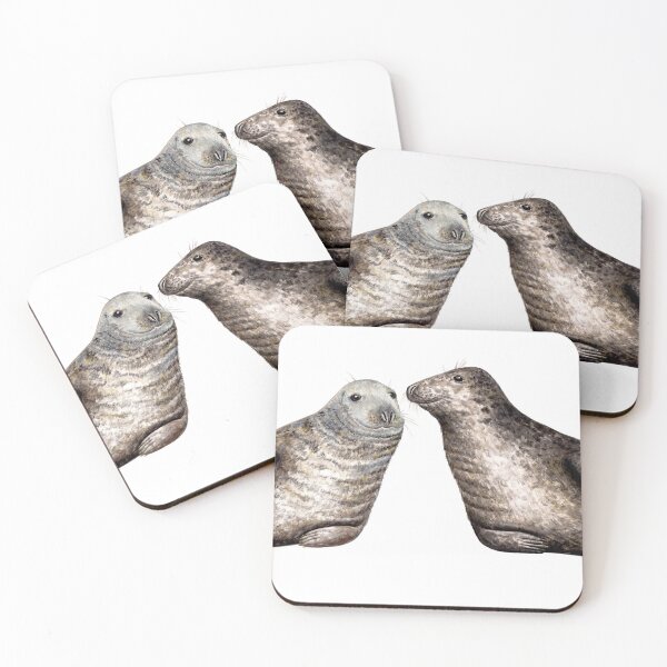 Item preview, Grey seals (Halichoerus grypus) designed and sold by chloeyzoard.