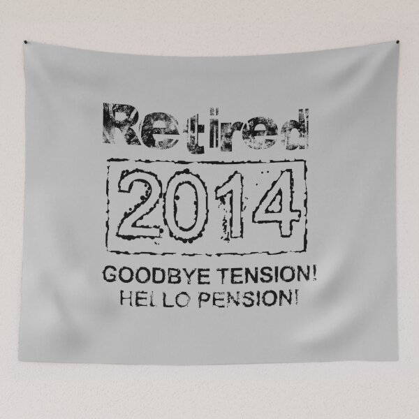 Item preview, Goodbye Tension Hello Pension - Retired since 2014 Gift Ideas  designed and sold by ASClothDesign.