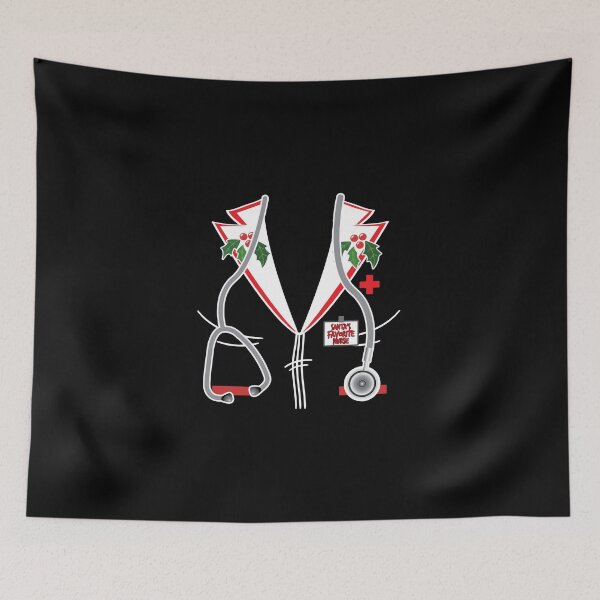 Item preview, Christmas Tree Xmas Nurse Santa Favorite Holiday Gift designed and sold by haselshirt.