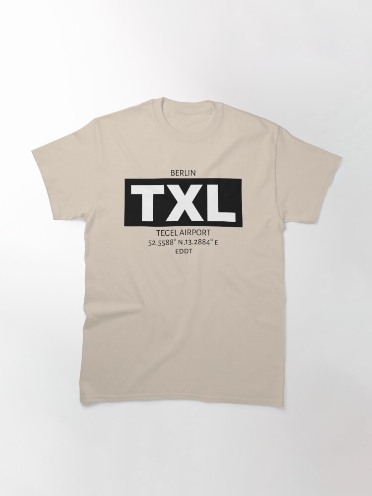 Alternate view of Berlin Tegel Airport TXL Classic T-Shirt