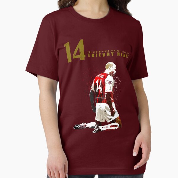 Item preview, Thierry henry / 14 / on dark red designed and sold by designwowow.