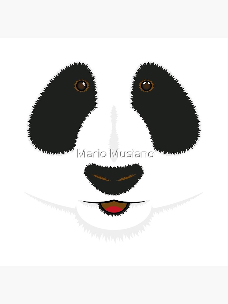Panda face by paplop