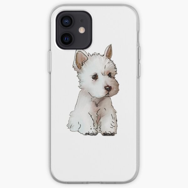 Puppy Westie iPhone Soft Case