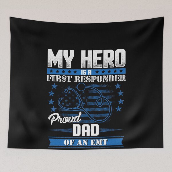 Item preview, Papá orgulloso de un EMT First Responder designed and sold by Mile Marker Brands.