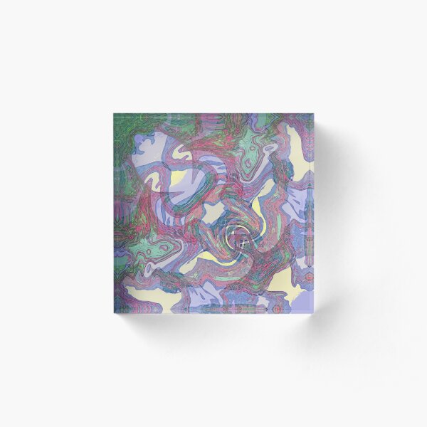 DRAGON WATER ASYMMETRICAL VERSION Acrylic Block