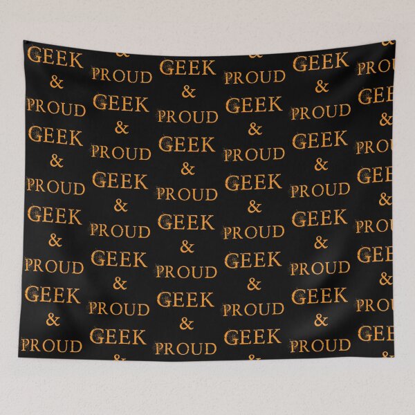 Item preview, Geek And Proud - Geeks and Nerds Apparel Gift Ideas (Dusty Design) designed and sold by Game  Theory.