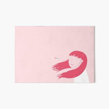 Lady flower Art Board Print