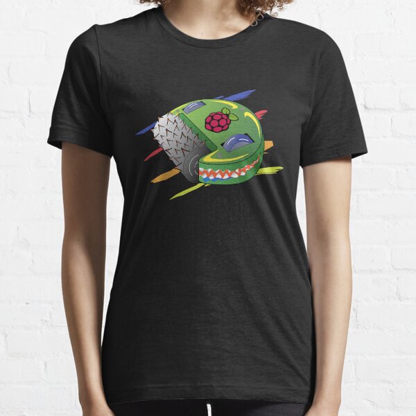 Battle robot with heart raspberry pi Essential T-Shirt