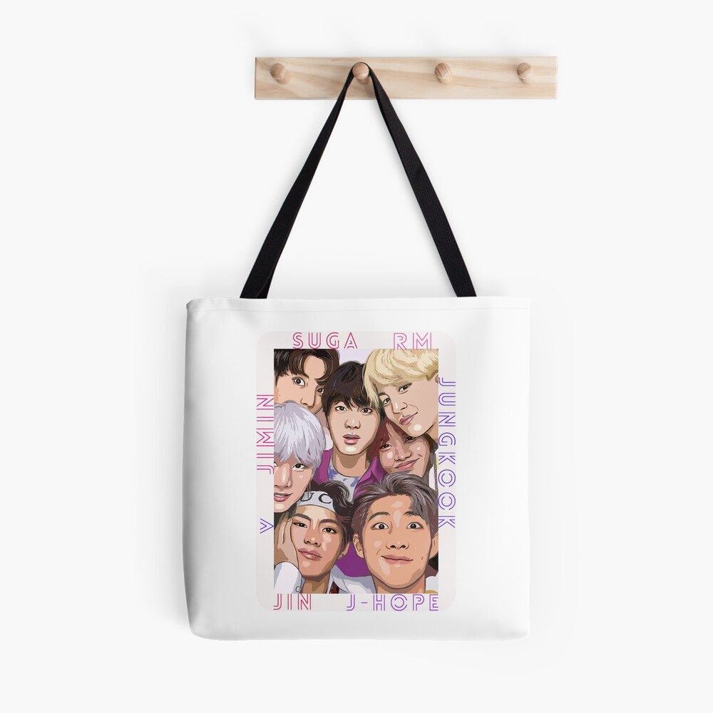 Kpop Bangtan Boys Bag Jungkook Jimin Jin Rm V Suga Jhope Denim