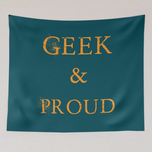 Item preview, Geek And Proud Dusty Style - Geeks and Nerds Apparel Gift Ideas designed and sold by Film Theory.