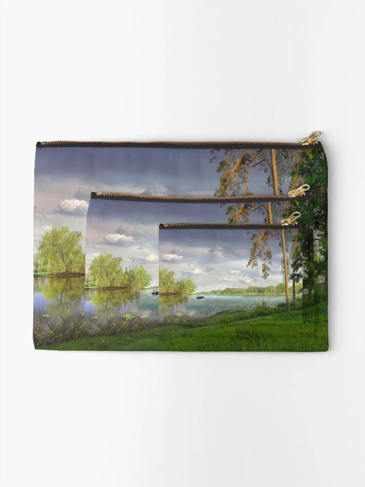 Thumbnail 2 of 4, Zipper Pouch, Weekend Rowing designed and sold by Igor Zenin Art.