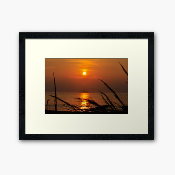 Simple Sunrise Framed Art Print