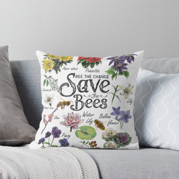Item preview, Save The Bees Flowers Honey Bee Decline Clipart  designed and sold by MrEddie10.