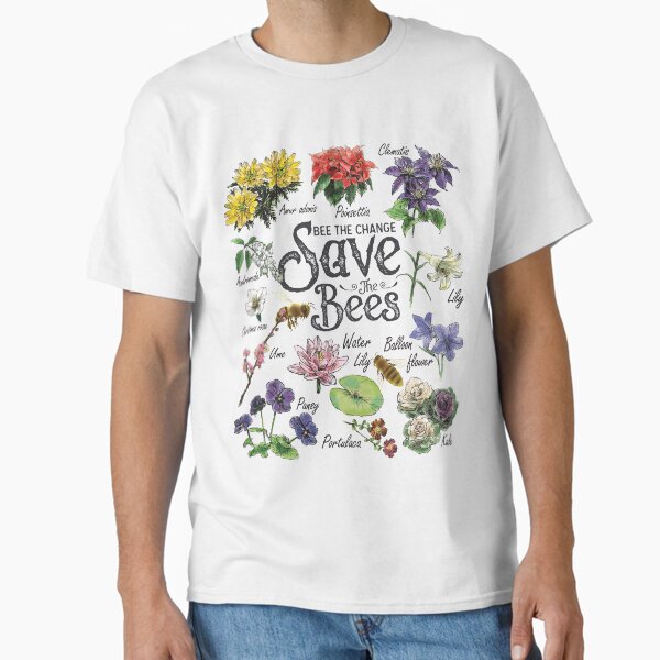 Item preview, Save The Bees Flowers Honey Bee Decline Clipart  designed and sold by MrEddie10.