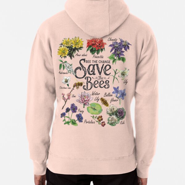 Save The Bees Vintage Retro Graphic Yellow Bee Keeper Outfit Zip Hoodie