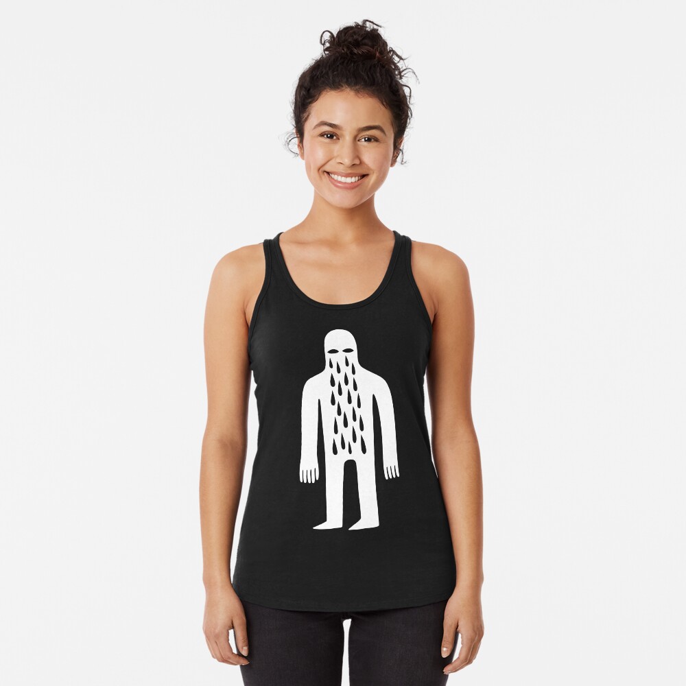 Crying Man Racerback Tank Top