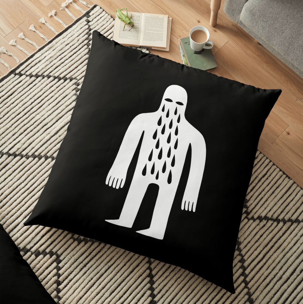 Crying Man Floor Pillow