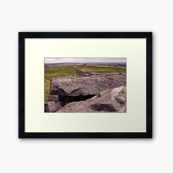 Dales view from Toft Gate Lime Kiln Framed Art Print