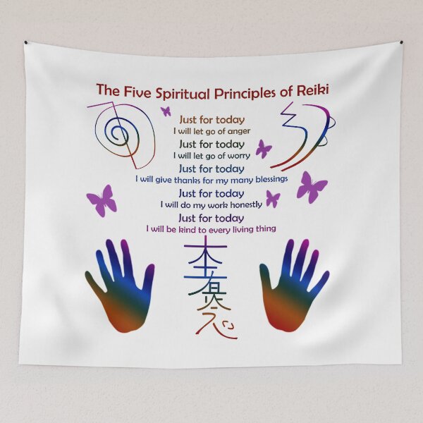 Item preview, The 5 Principles of Reiki designed and sold by Frankey Craig.