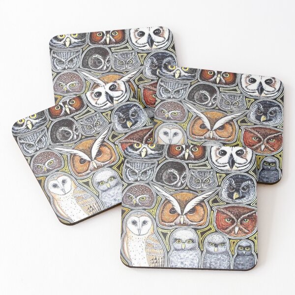 Item preview, Owl family designed and sold by chloeyzoard.