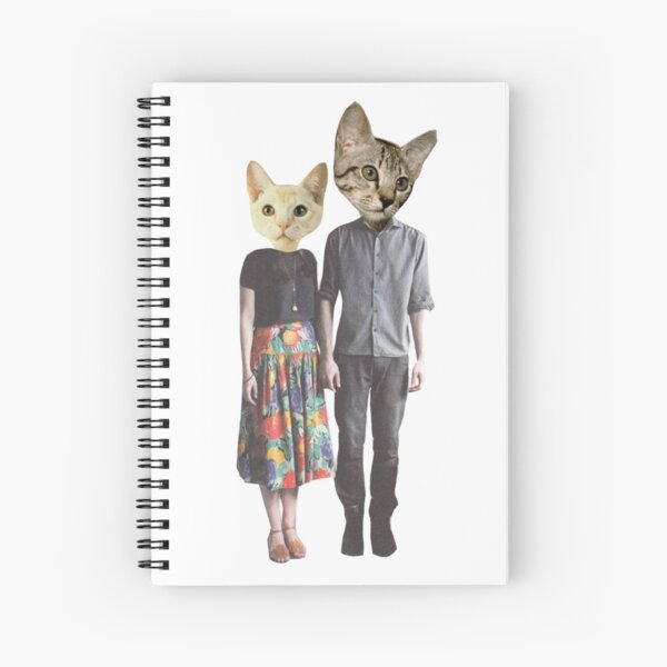 Kitty Couple Spiral Notebook
