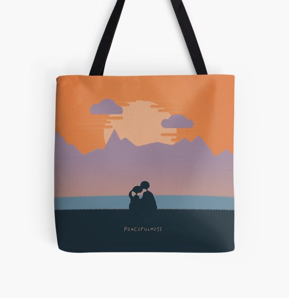 Peacefulness All Over Print Tote Bag
