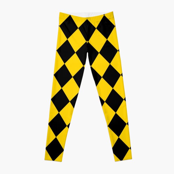 Black And Yellow Leggings for Sale