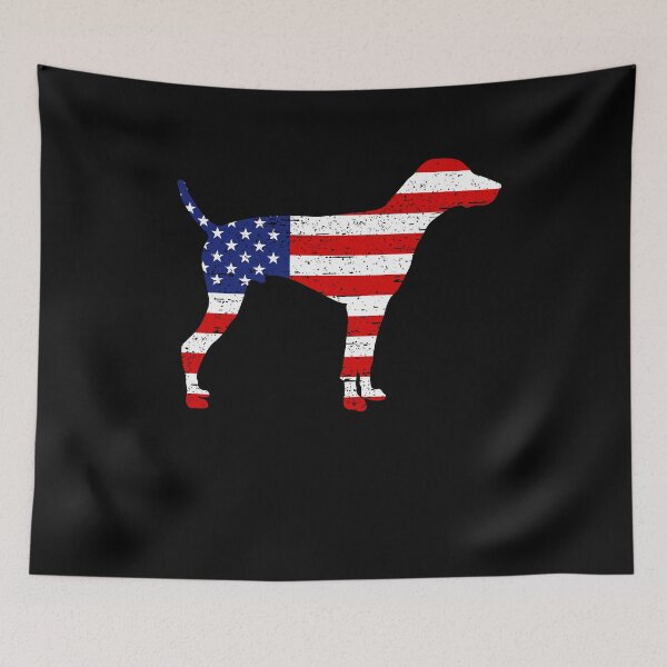 Item preview, Pointer 4th of July American Flag  designed and sold by rafaeltto.