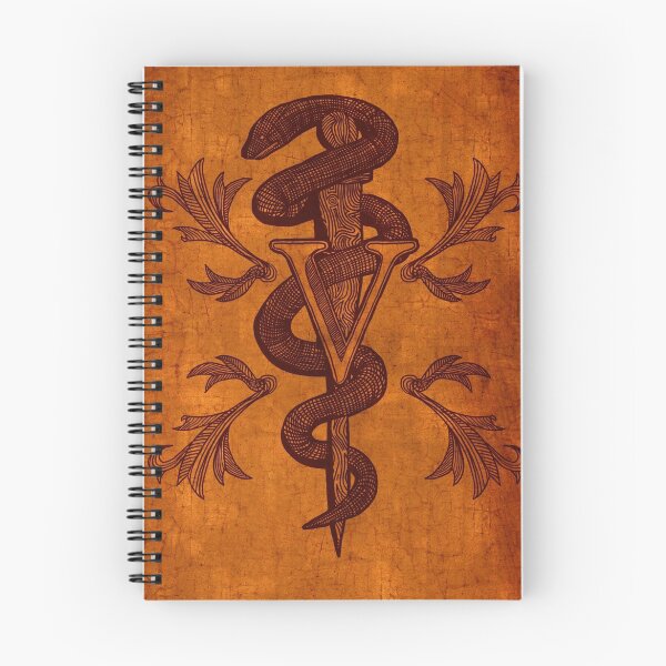 Item preview, Caduceo veterinario designed and sold by mongreldesigns.